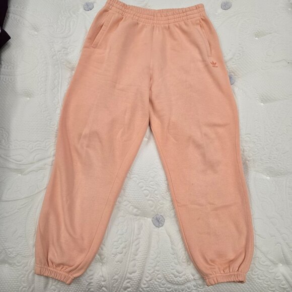 Adidas Men's Peach Colored Super Soft Sweatpants W Tapered Leg Size XL - Picture 2 of 10
